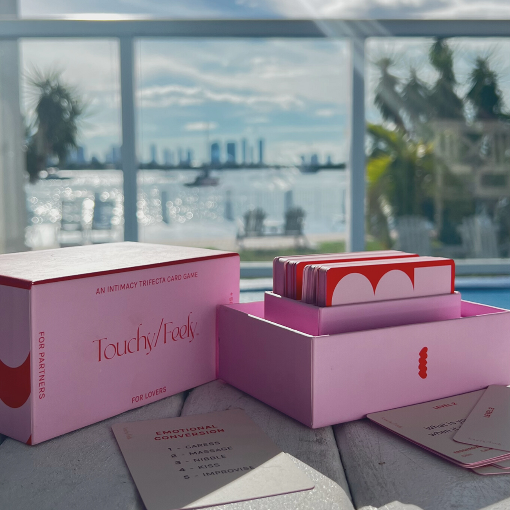 TOUCHY/FEELY intimacy card game — A Date & Connection Game