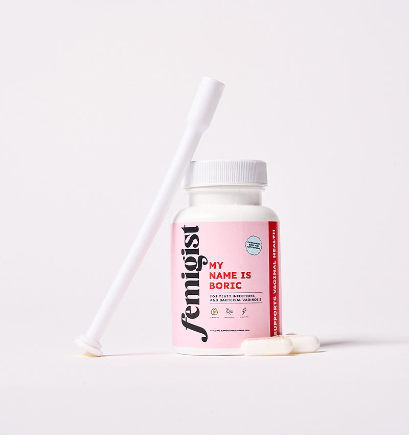 Boric Acid Suppositories for Vaginal Health & Odor Relief.