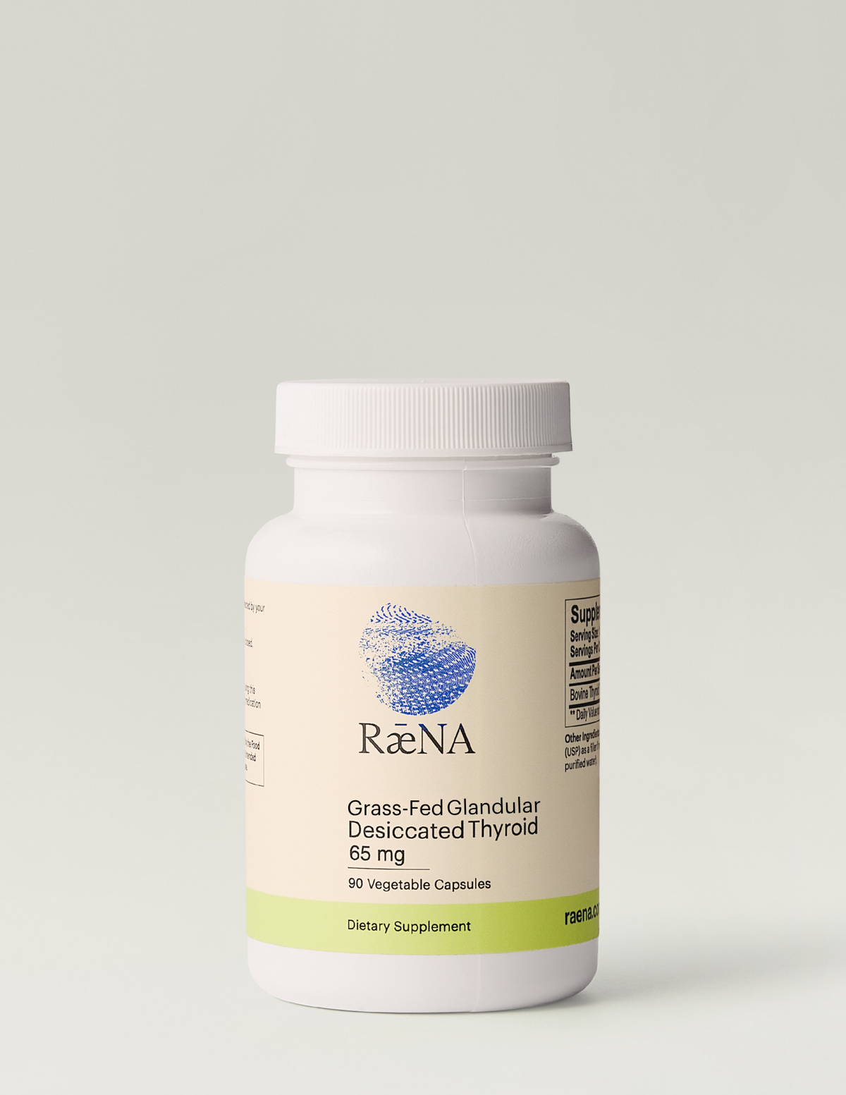 Grass-Fed Glandular Desiccated Thyroid 65 mg