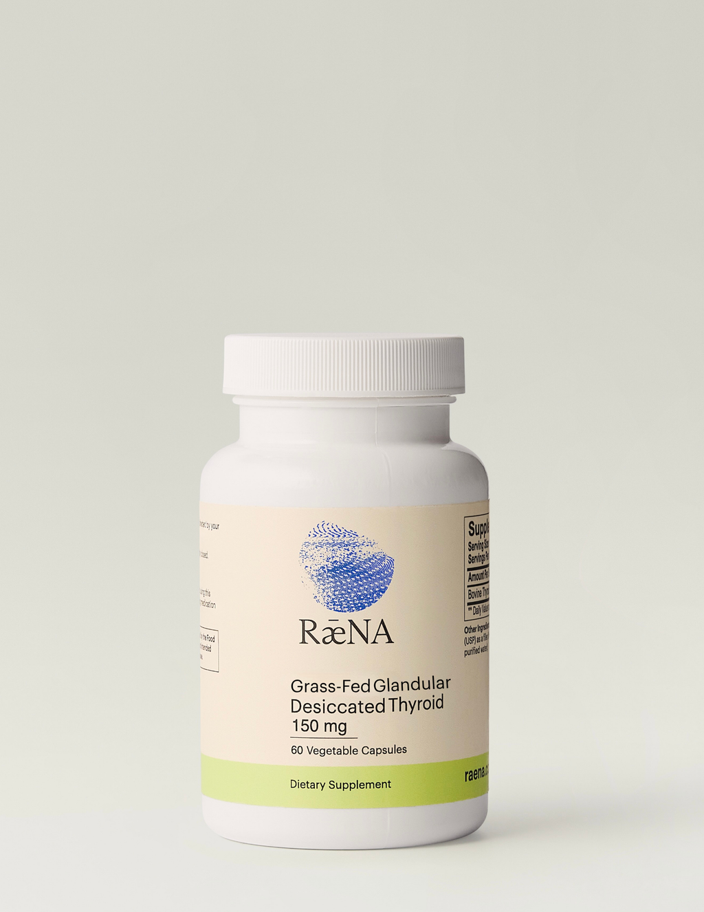 Grass-Fed Glandular Desiccated Thyroid 150 mg