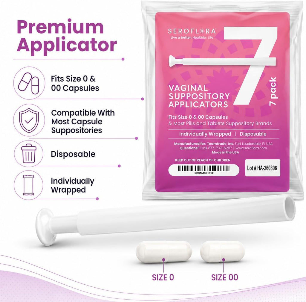 Boric Acid Vaginal Suppositories with Applicators (30/7ct)