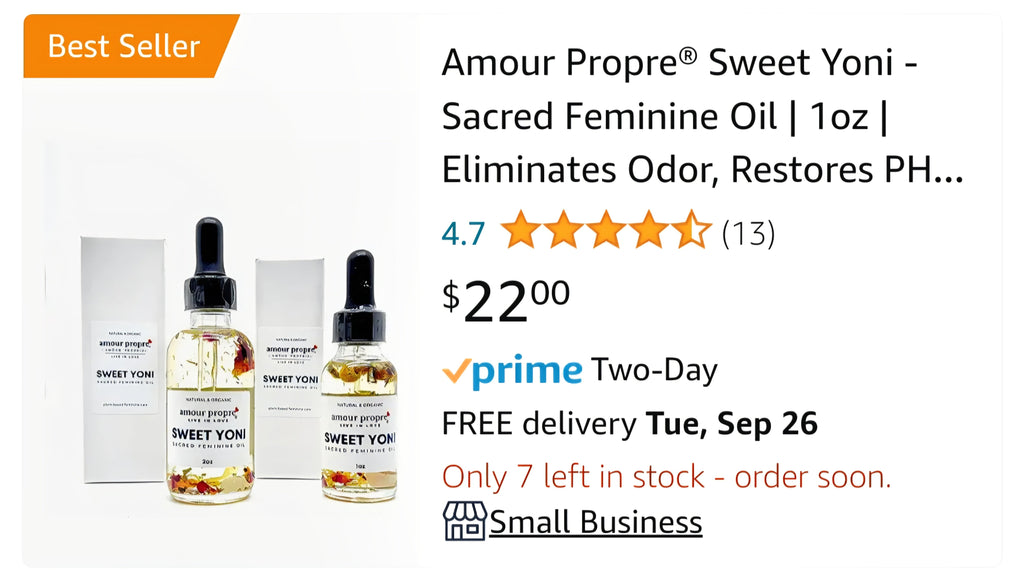 Sweet Yoni - Sacred Feminine Oil | Daily Vulva Hydration