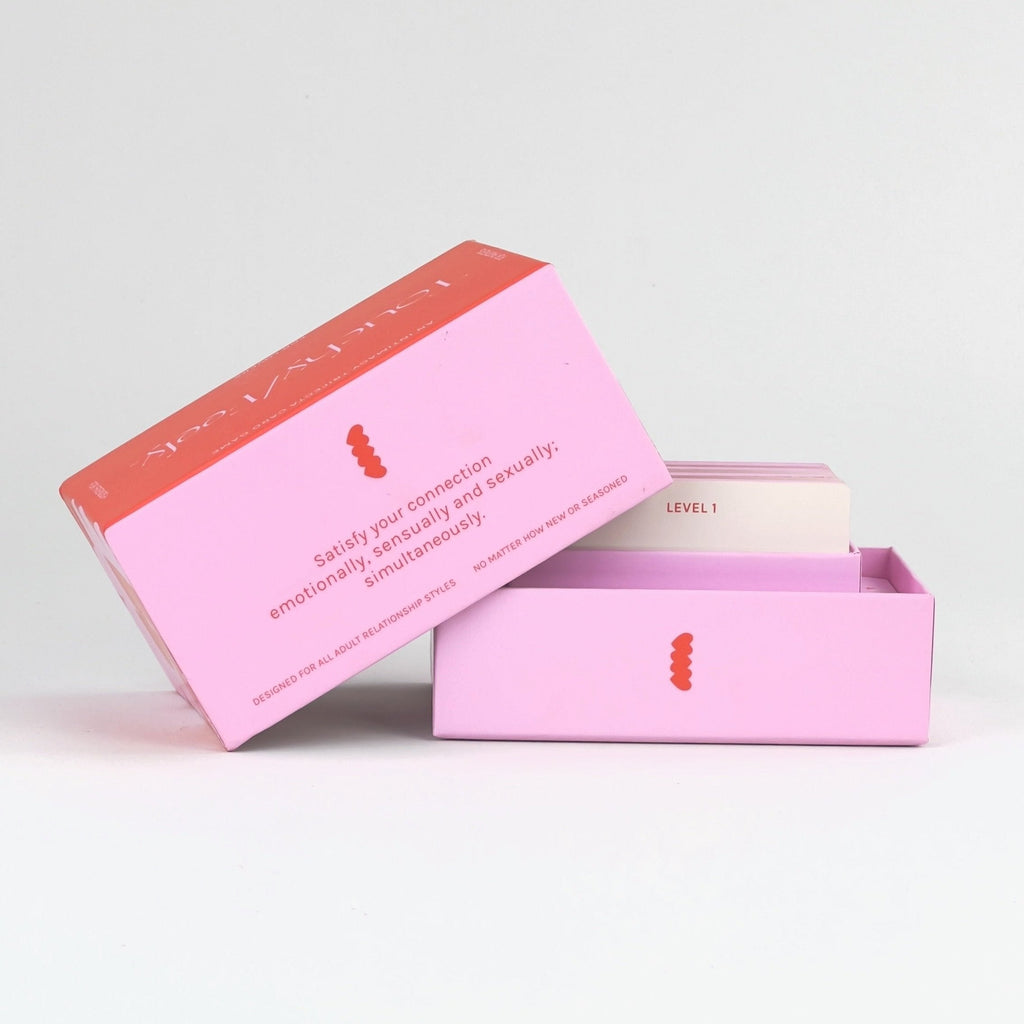 TOUCHY/FEELY intimacy card game — A Date & Connection Game