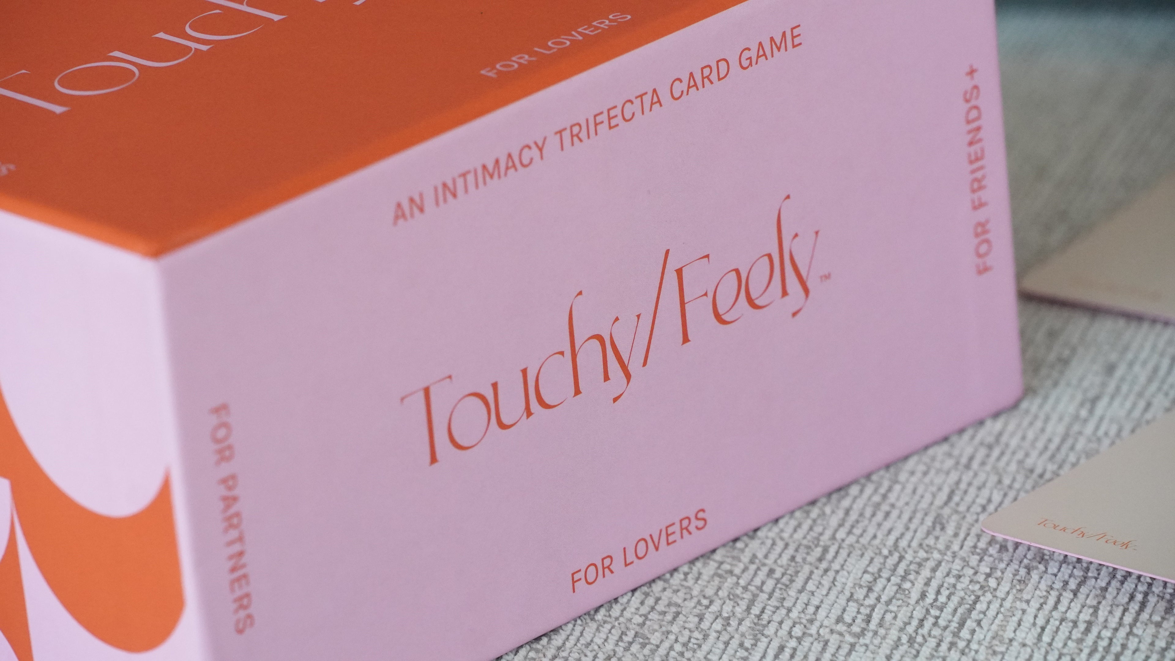 TOUCHY/FEELY intimacy card game — A Date & Connection Game