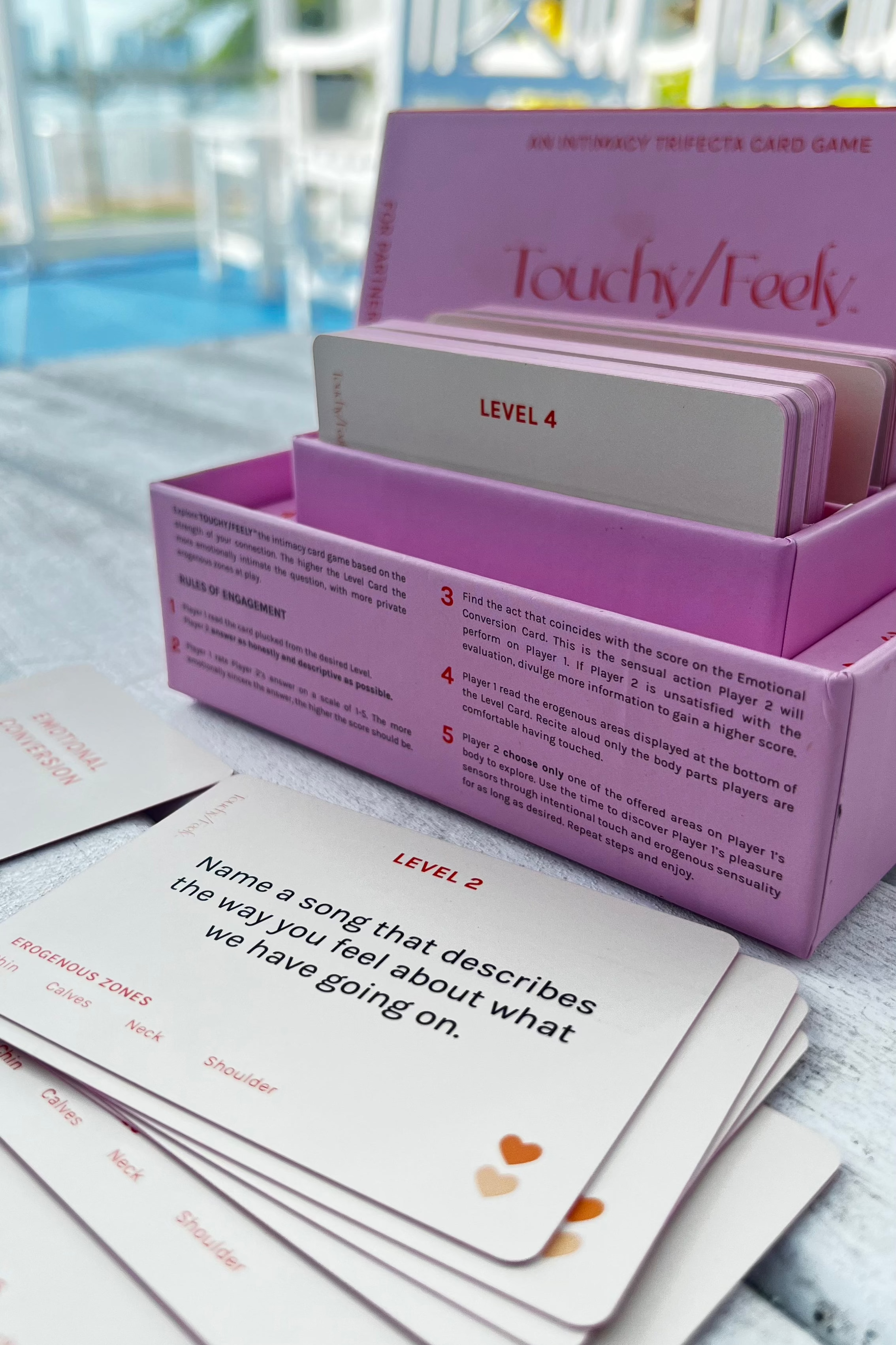 TOUCHY/FEELY intimacy card game — A Date & Connection Game