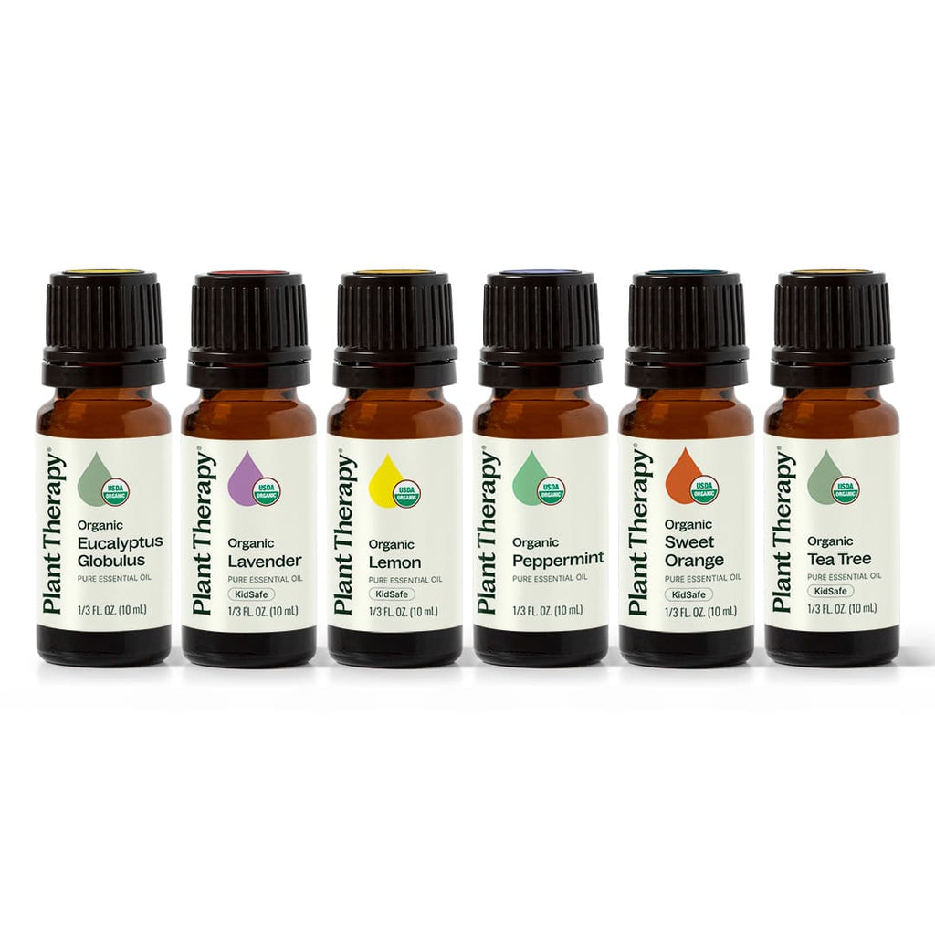 Top 6 Organic Singles Essential Oil Set